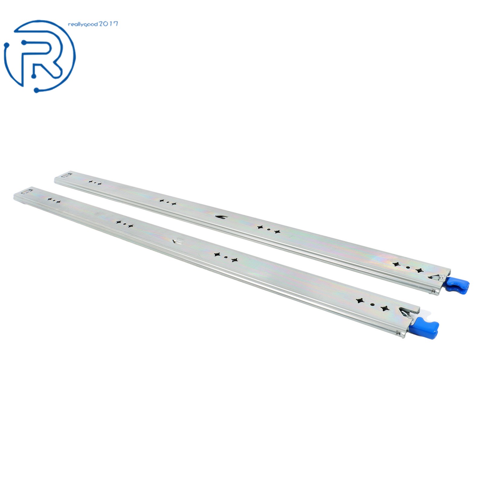 1 Pair 34 Inch With Lock Heavy Duty Drawer Slides 250 Lbs Extension Rails Rail gallery