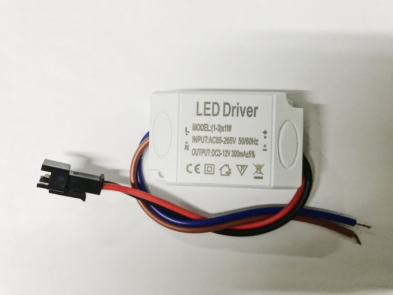 LED Driver power supply 1-3W 4-7W 8-12W 12-18W 36W 300mA AC-DC Transformator gallery