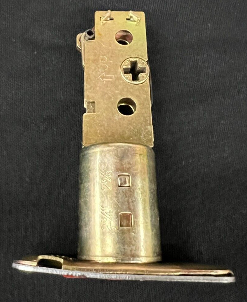 Cal Royal One Sided Deadbolt ID-701 US26D 2-3/4" OR 2-3/8" ADJUSTABLE BACKSET gallery