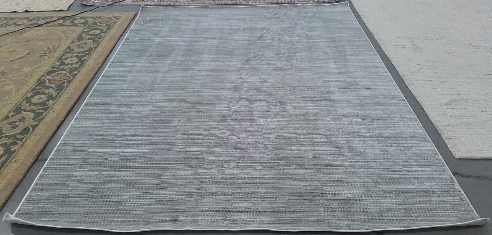 IVORY / GREY 8'-0" x 10'-0" Back Stain Rug, Reduced Price 1172802686 HRT313A-8 gallery