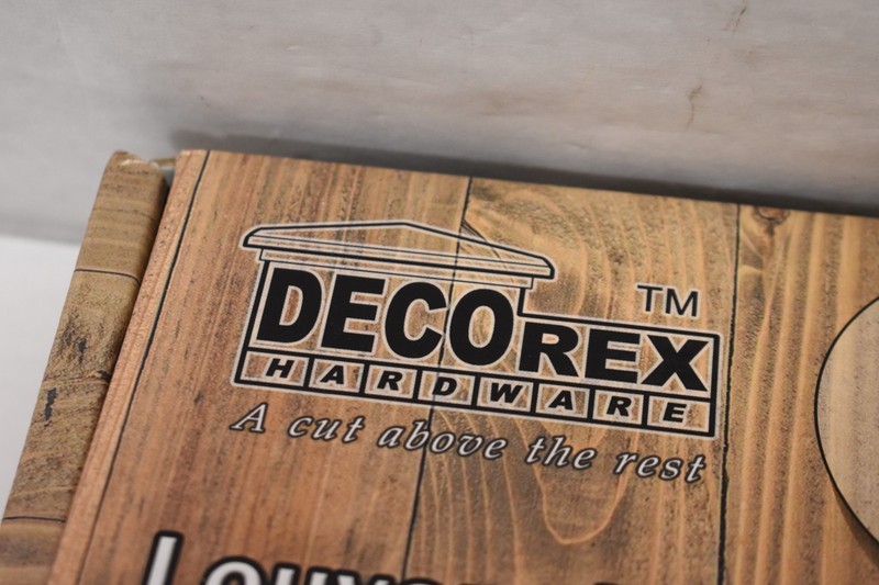 DecoRex Louvers Hardware Set For Blinds/Shutters DHLH-01 Stainless Steel Finish gallery