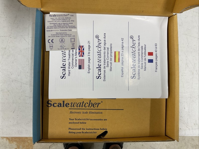 New Scalewatcher CM2 Commercial Electronic Hard Water Treatment System gallery