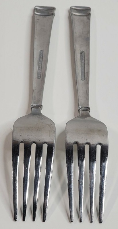 Salad Fork Farberware 2 Count Flatware 6.75 inch Stainless 18/0 gallery