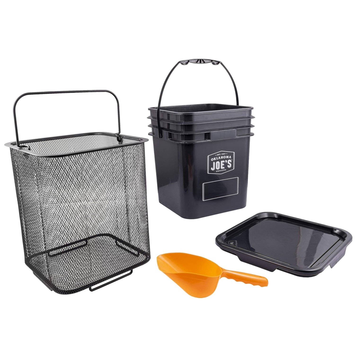 Black Pellet Bucket Kit - 20lb Capacity gallery