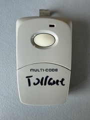 Linear Multi-Code 3089 Remote Gate/Garage Door Opener 1 Button 300MHz