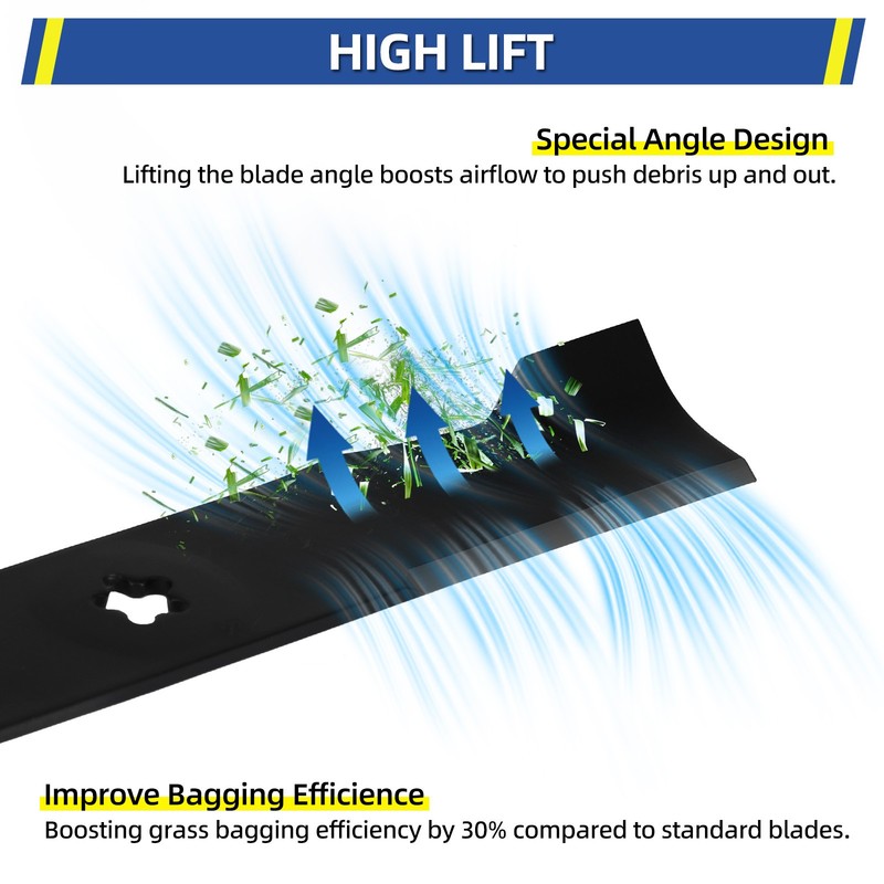3-Pack 48" Mower Deck Blades for Husqvarna 532180054 173920 180054 575938201 gallery