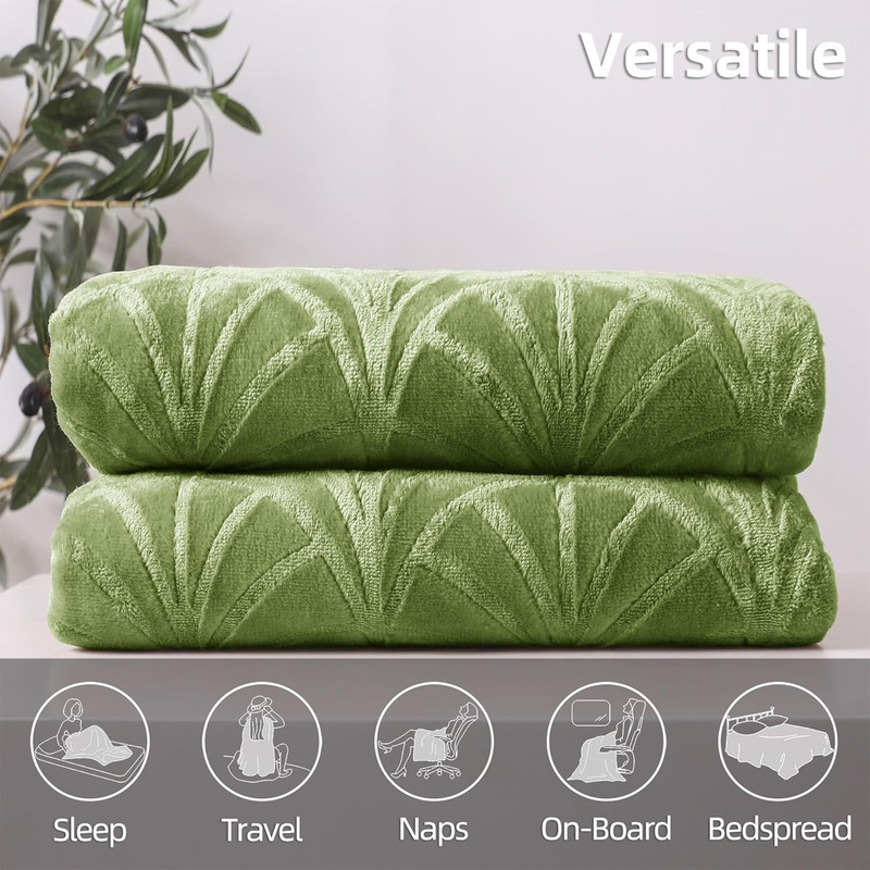 Monstera Patterned,Elegant,Flannel Fleece Blankets - GG Home gallery