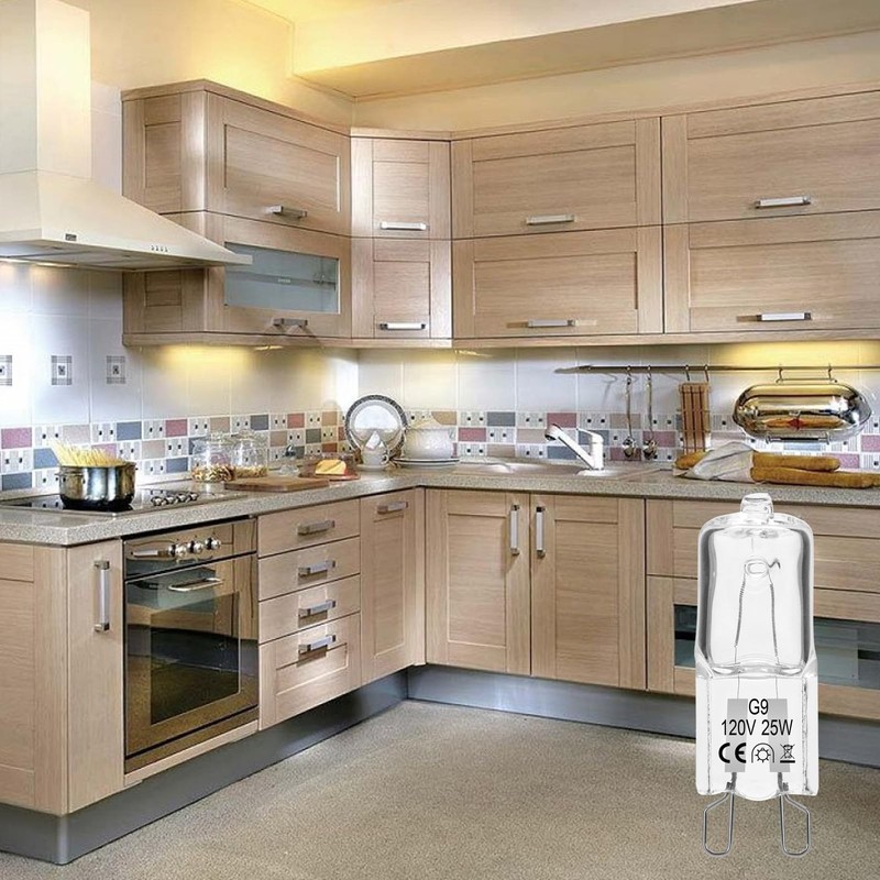 Halogen Bulb Compatible with Whirlpool Microwave Oven, G9 120V 25W Replacemen... gallery
