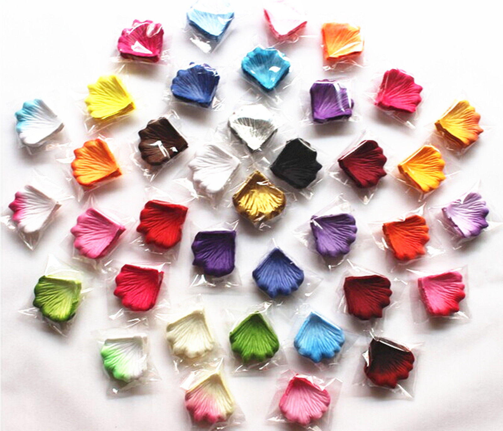 1000~5000pcs Various Colors Silk Flower Rose Petals Wedding Party Decorations gallery