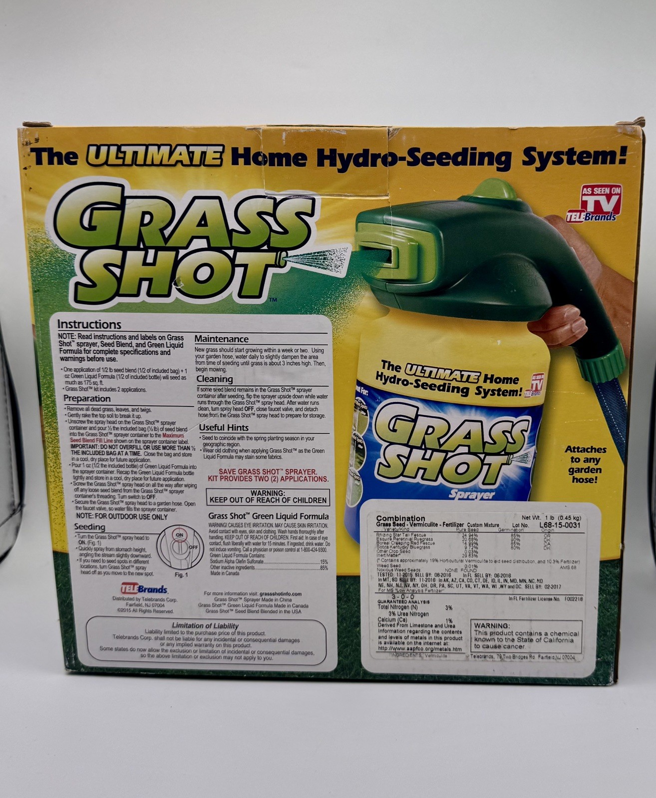 Grass Shot ULTIMATE Home Lawn Hydro-Seeding System gallery