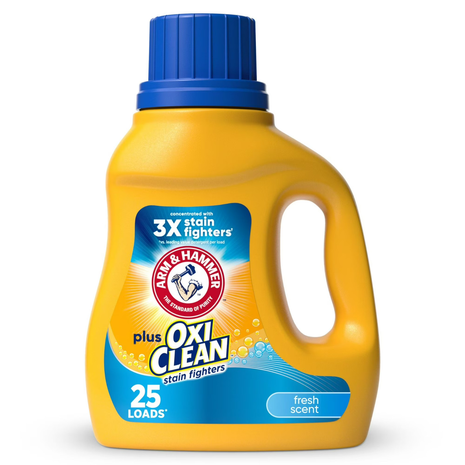 ARM & HAMMER Plus OxiClean Stain Fighter Liquid Detergent, Fresh Scent, 32.5 Oz gallery