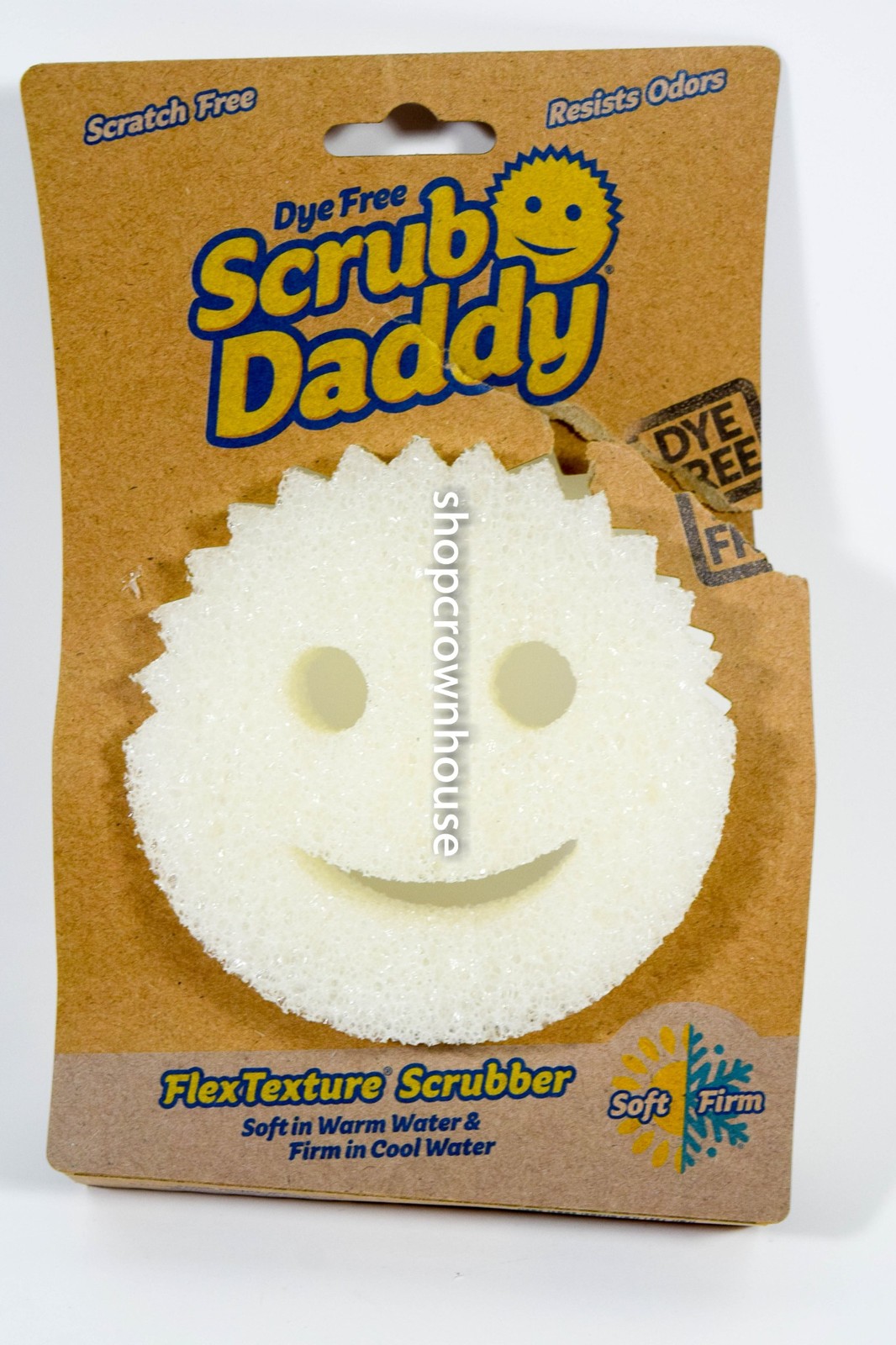 1 Scrub Daddy Dye Free Flex Texture Sponge Odor Resistant Scratch Free gallery