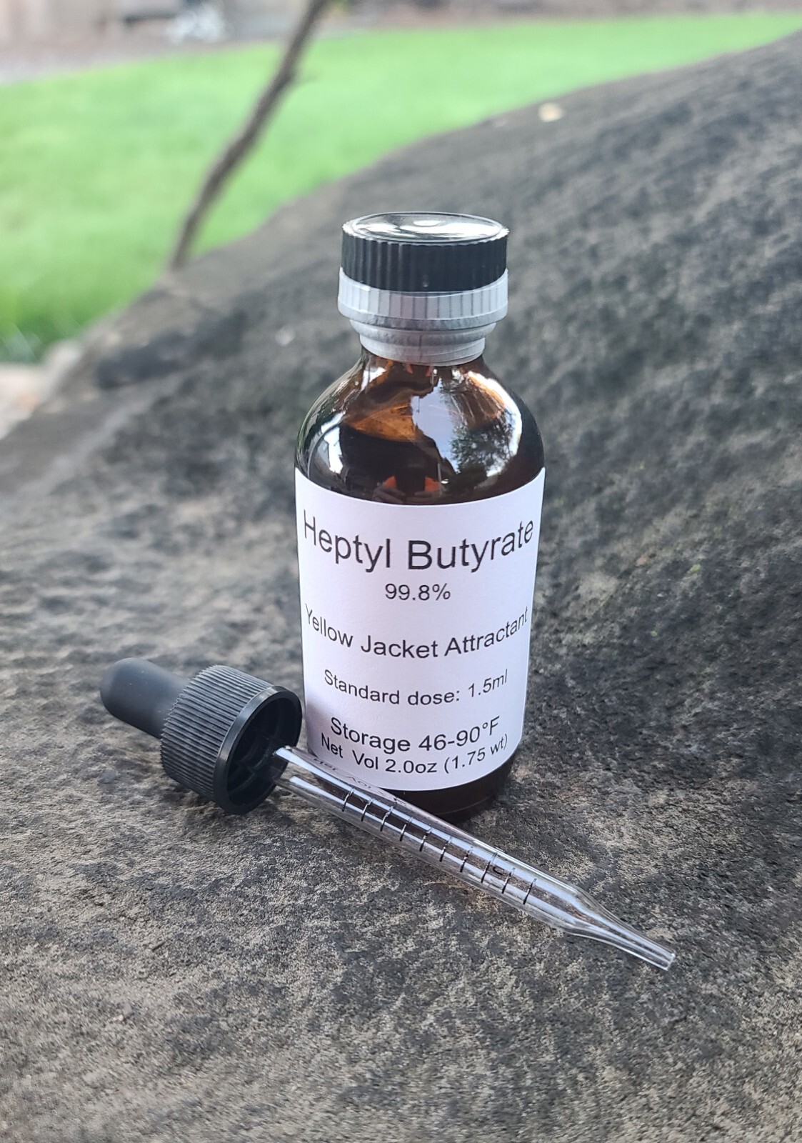 Heptyl Butyrate - Bulk Yellow Jacket Wasp Trap Attractant for Traps. 2oz gallery