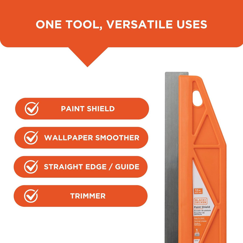 12-Inch Paint Shield, Trim Guide for Painting Straight Lines gallery