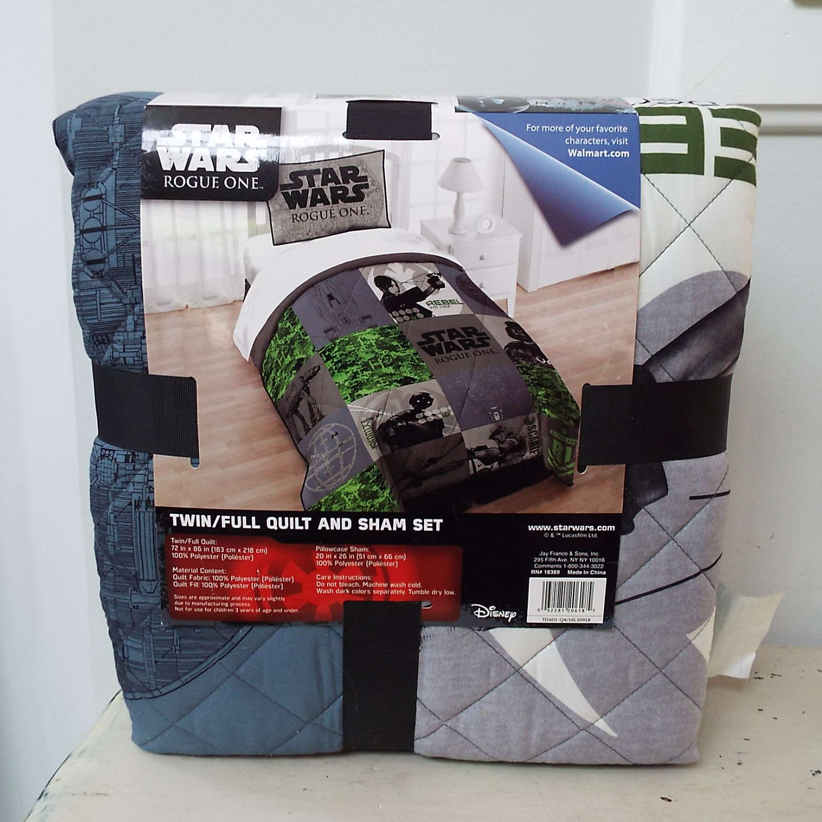 Star Wars Rogue One Bedding Set Twin/Full Quilt and Sham gallery