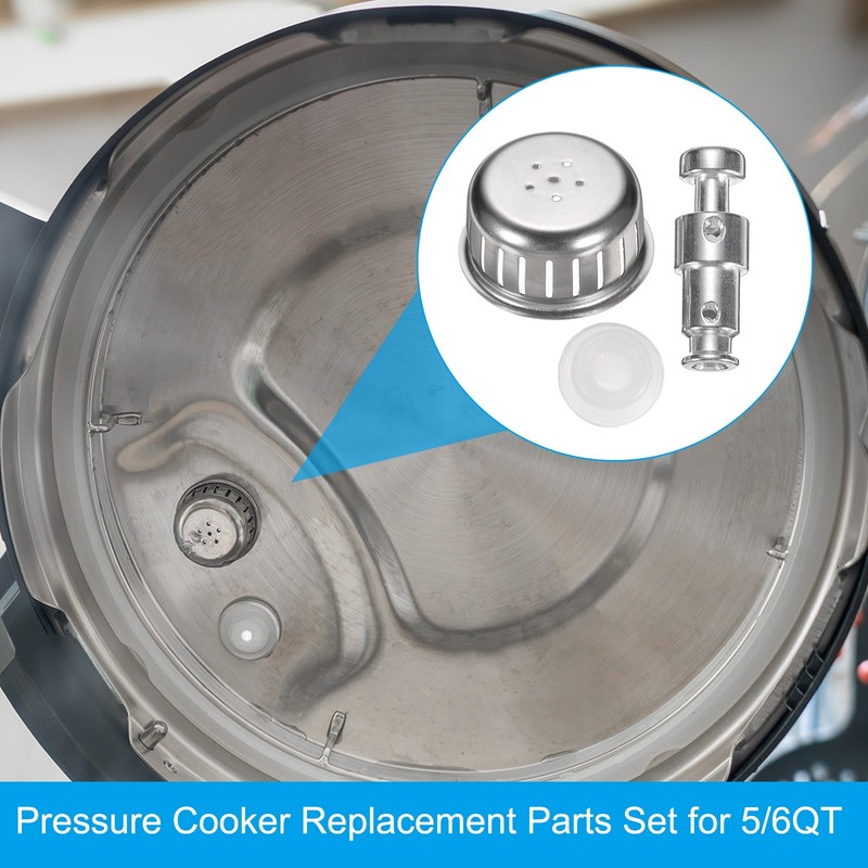 11Set Float Valve Gasket Replacement Parts Set for Pressure Cooker 5/6QT gallery