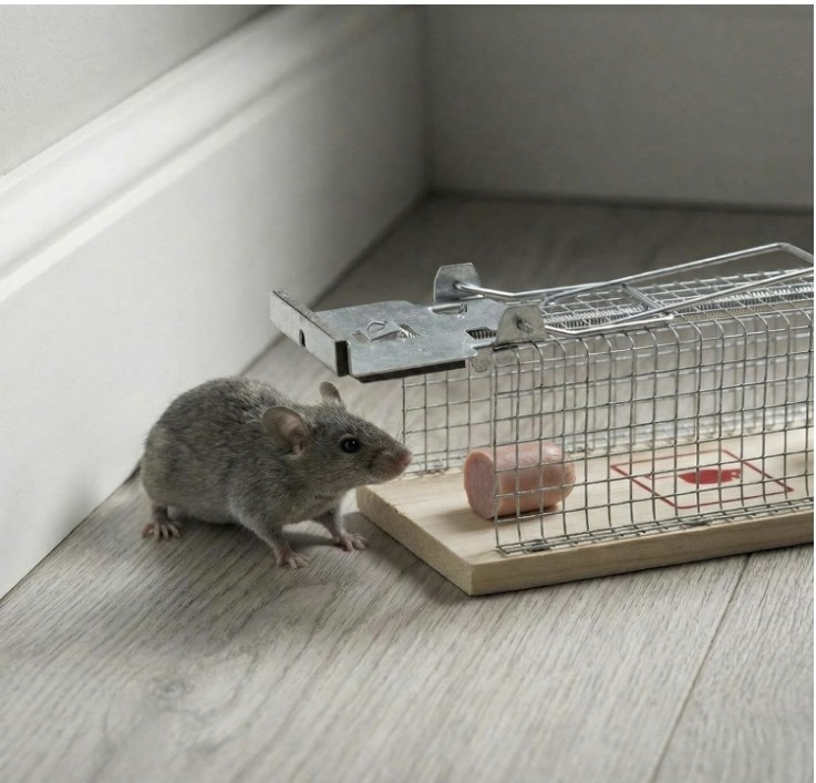 6 Pack Small Humane Mouse Trap, 6 x 2.4 x 2.8 Inch, No Kill, Catch and Release gallery