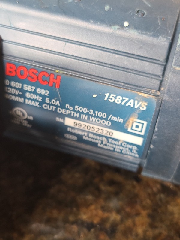 Bosch 120-Volt Variable Speed Top-Handle Corded Jigsaw 1587AVS gallery