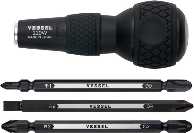 VESSEL 220W-3 Ball Grip Screwdriver Set 3 Bits Japan DDP Duties Included gallery