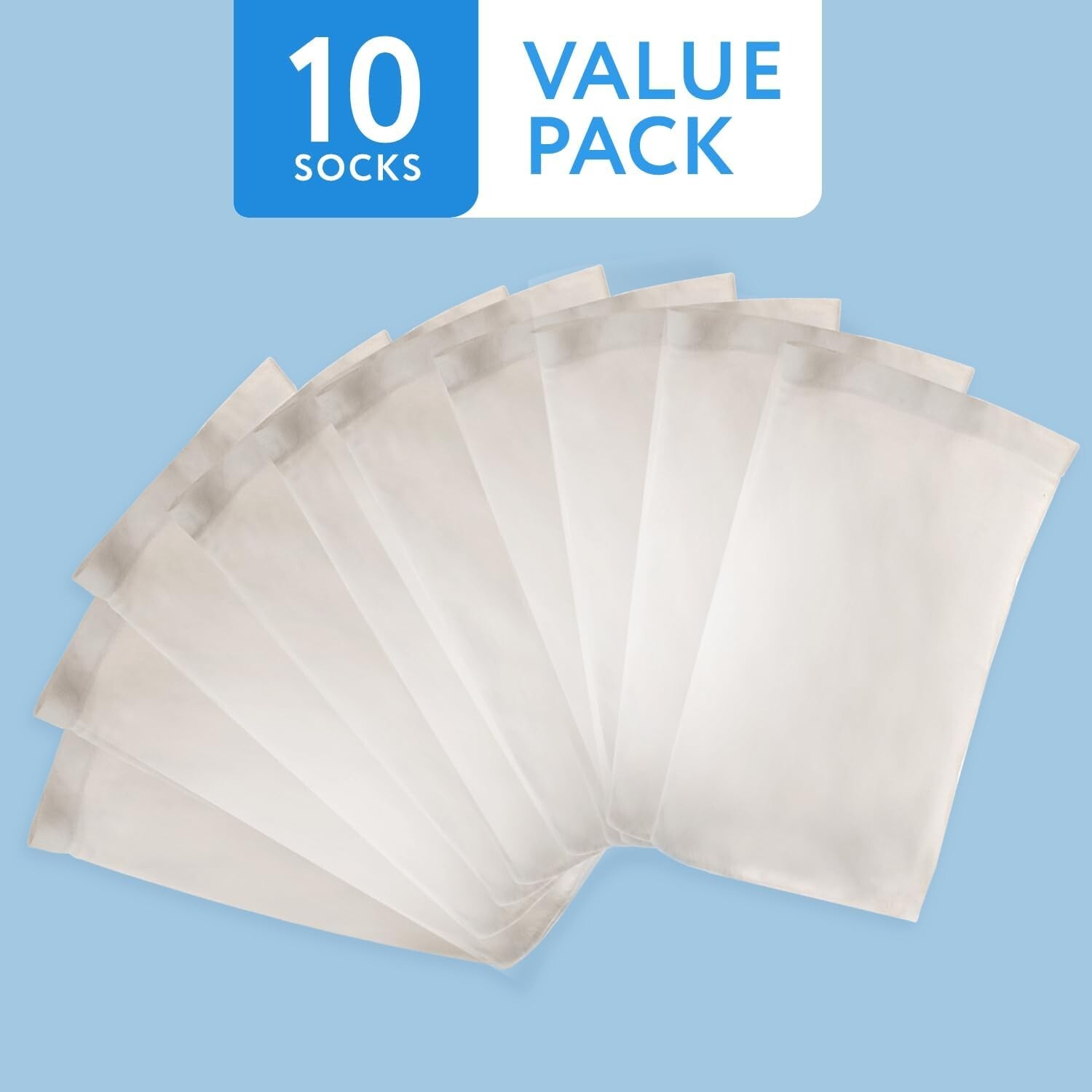 10 Pack Pool Spa Skimmer Basket Pre-Filter Saver Bag Fine Mesh Screen Socks gallery