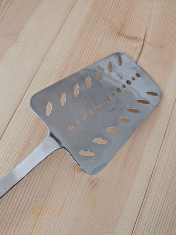 Amco Rustproof Slotted Spatula 18/8 Stainless Steel 842 Vintage Korea 14 Inches gallery