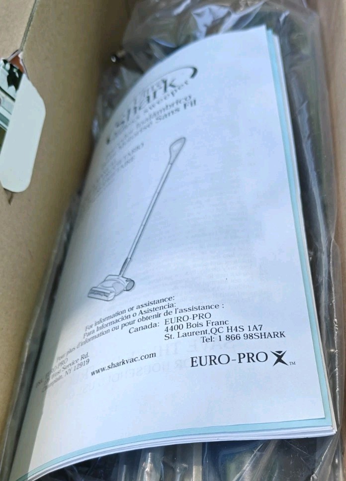 Ultra Shark Cordless Sweeper # UV615 Rechargeable - Swivel Head - New in Box NIB gallery