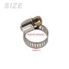 Adjustable Band Hose Clamp (9mm - 16mm/0.35" - 0.63") 10Pcs, Metal Clip gallery