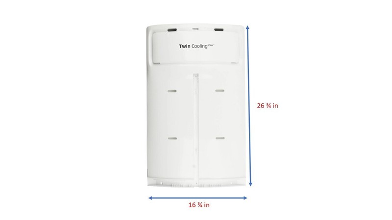Evaporator Cover Fan Compatible with Samsung RF28HFEDBBC RF28HFEDTWW RF28HFEDTBC gallery