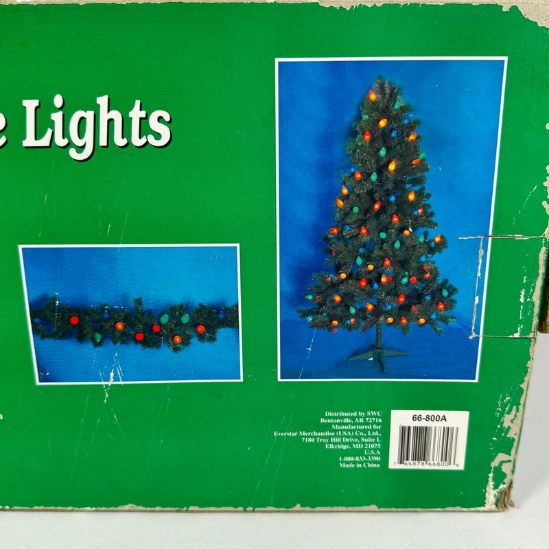 Ultimate Memory 100 Multi C9 Style Lights 16 Functions 44ft Christmas NOS New gallery