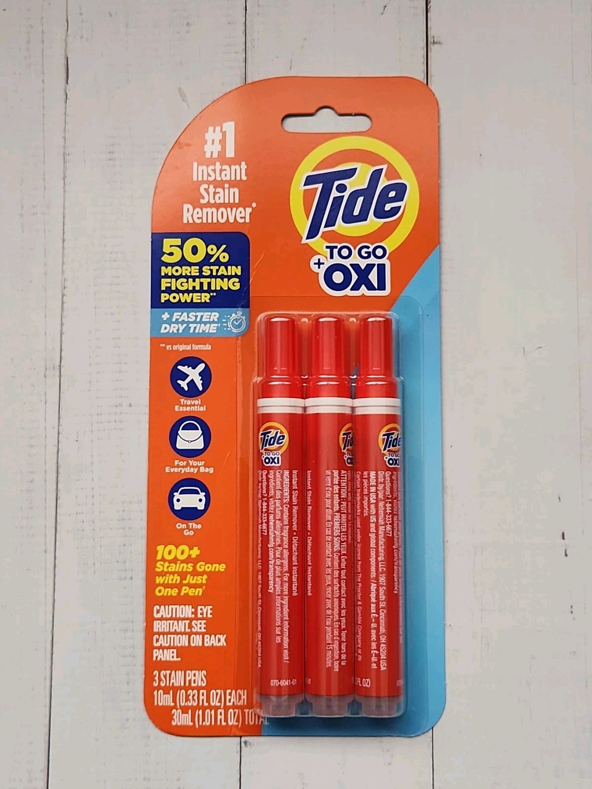 Tide To Go Instant Laundry Stain Remover Pen and Spot Cleaner, 3 Count gallery