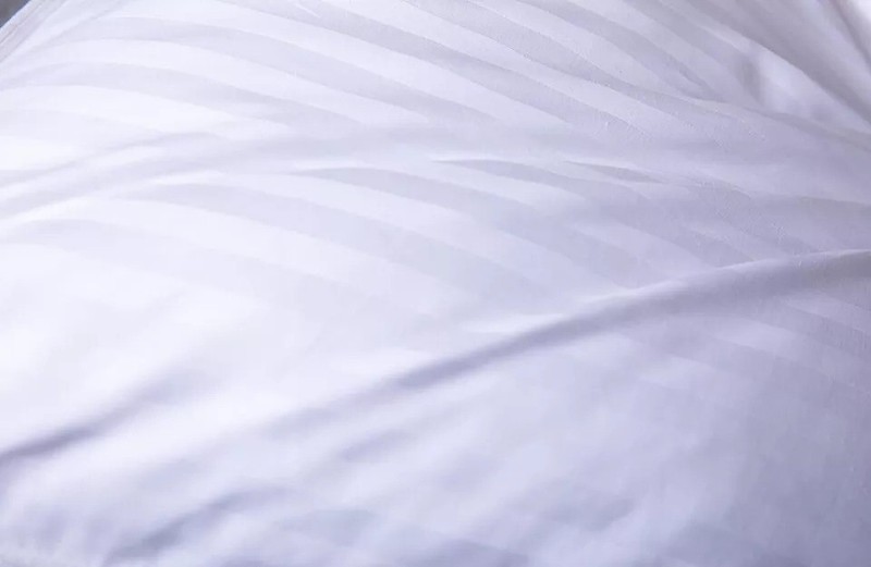 Luxury Premium Goose Down Pillows - Standard 20x26 inch - White Stripe gallery