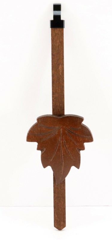 Cuckoo Clock Maple Leaf Pendulum NEW Brown Walnut Stain CHOOSE FROM 3 SIZES gallery