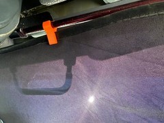Kinder Fluff Window Shade Clips for Visor Rail on Boeing 737 and other Aircraft