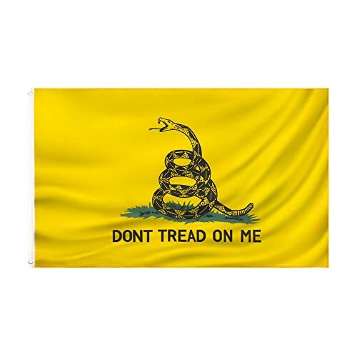 Don't Thread On Me Flag 3x5FT Canvas Header & Double Stitched w/ Brass Grommets gallery
