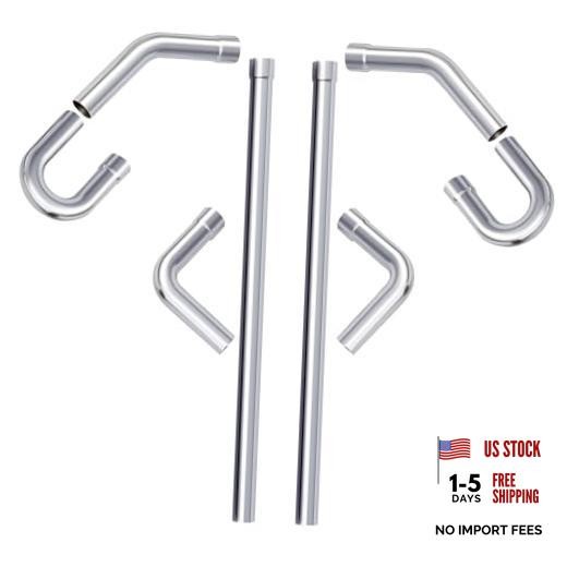 Mandrel Bends 8 Pcs, 2.5 Inches DIY Custom 2.5inch Mixed 8PCS Mild Steel gallery