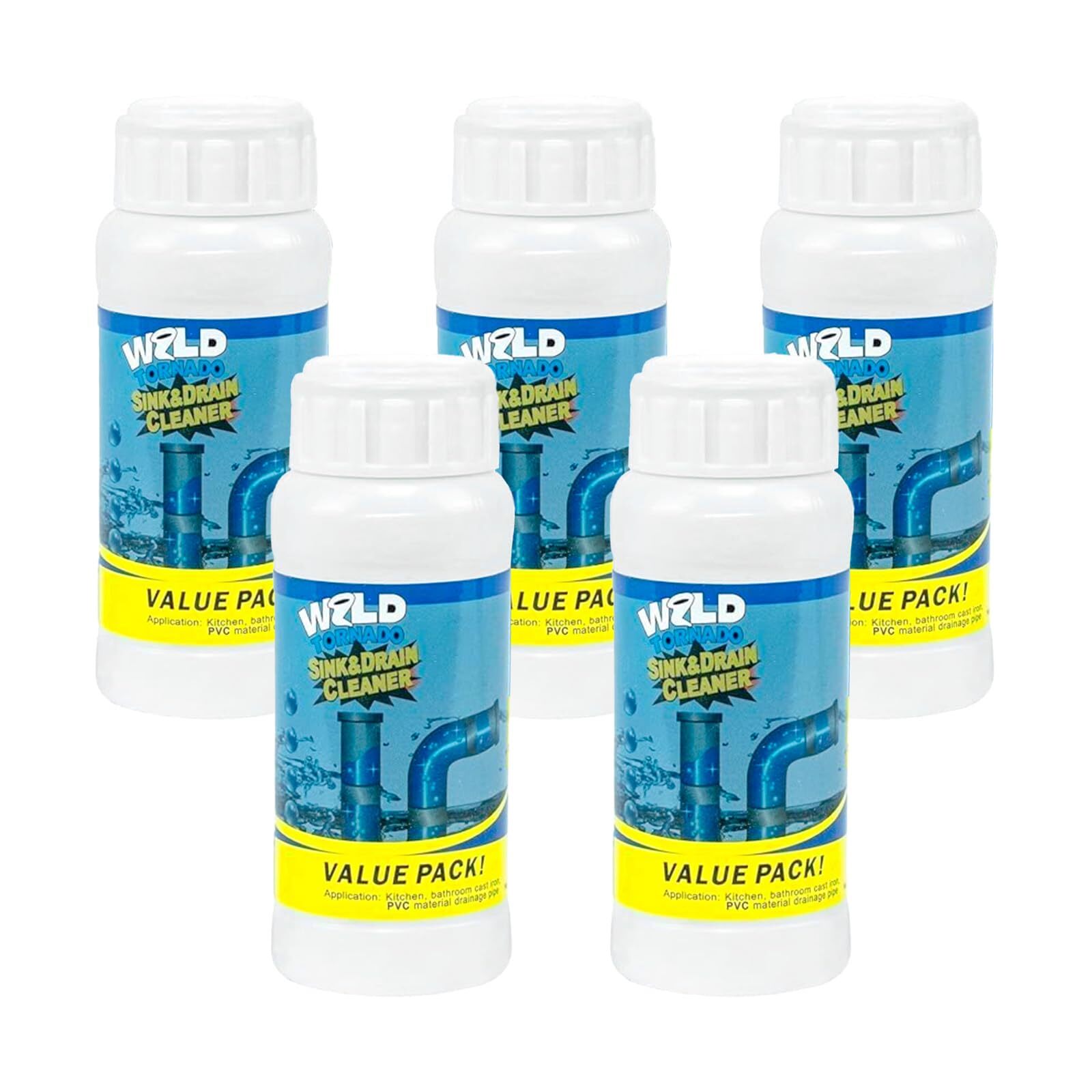Sink and Drain Cleaner 5-Pack Quick Unclog Tool for Kitchen Toilet Sink Drains gallery