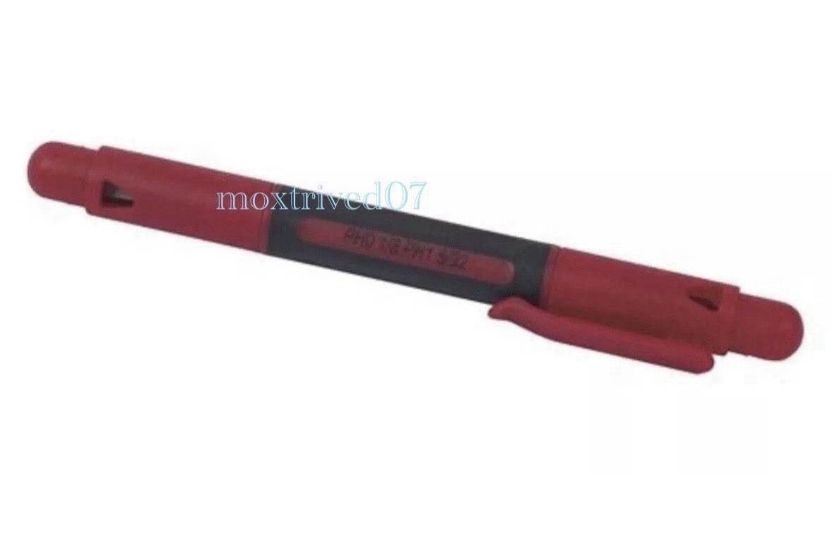 5" Pen Style 4-in-1 Precision Mini Screwdriver Pocket Clip Phillips & Slotted gallery
