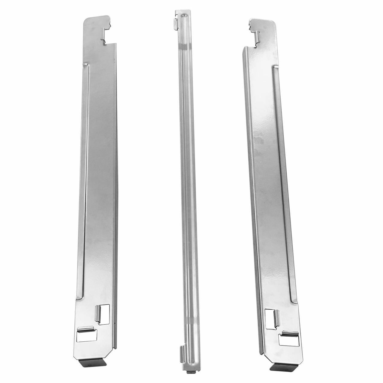 KSTK2 29 Inch Stacking Kit Chrome Steel Compatible with LG Washer Dryer gallery