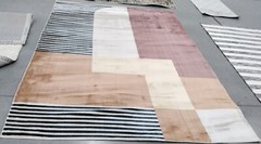 RUST / YELLOW 6′-7″ x 9′-10″ Back Stain Rug, Reduced Price 1172749092 ORW368P-6