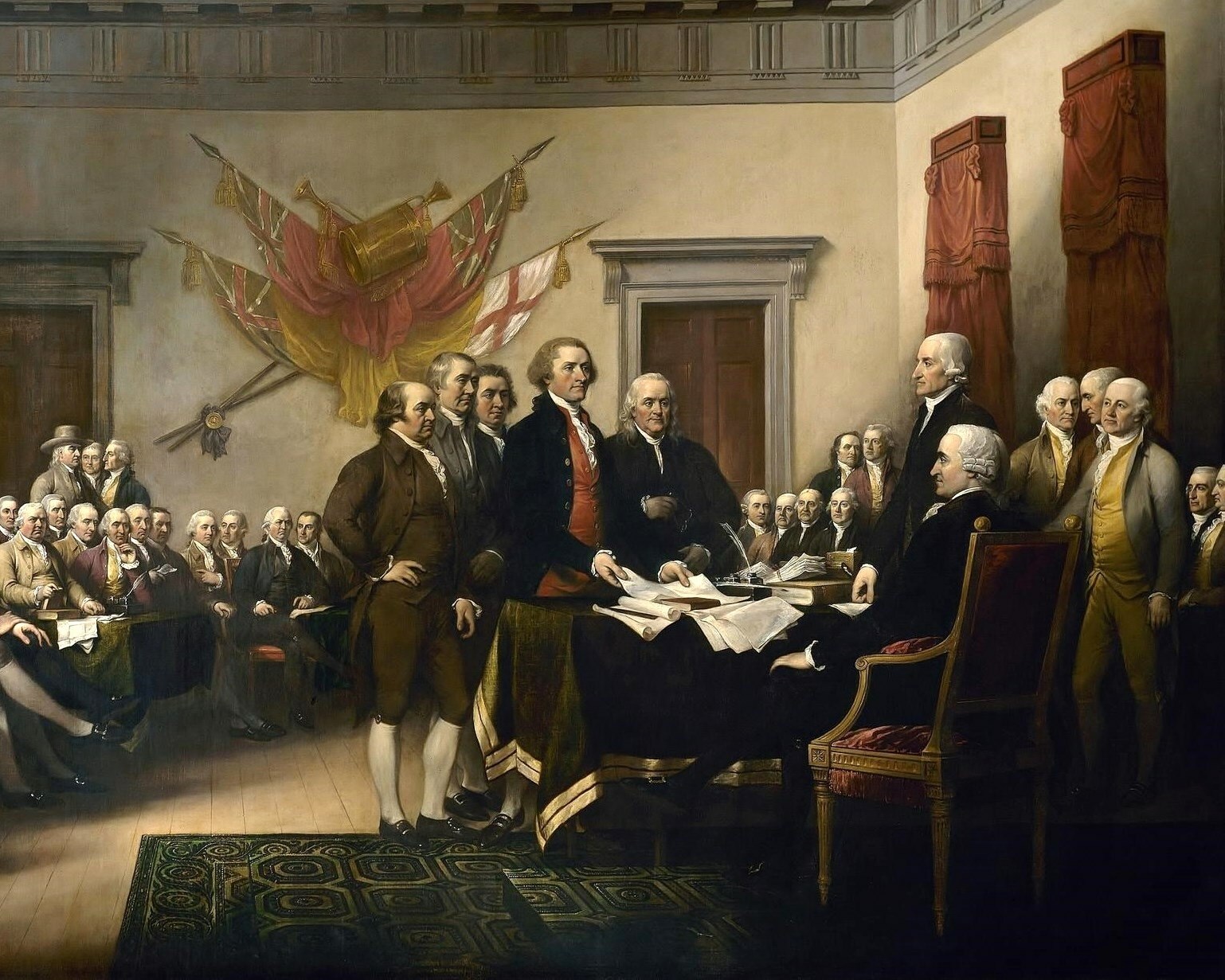 Signing Declaration of Independence Founding Fathers 8 x 10 11 x 14 11x17 Photo gallery