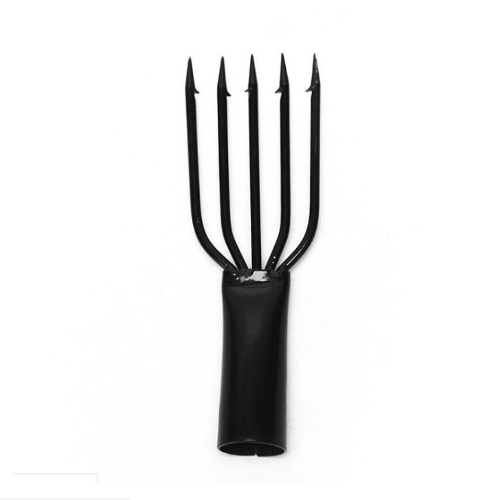 1PCS Spring steel harpoon 5-tooth fishing gear barbed ice fishing barbed harpoon gallery