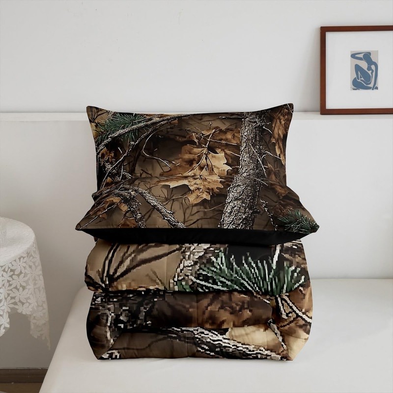 Erosebridal Camo Comforter Set Rustic Farmhouse Bedding 2 Pillowcases Full gallery