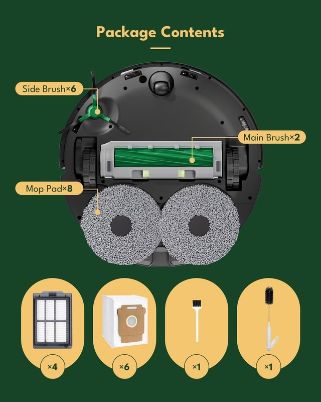 28 Pcs Accessories Set for iRobot Roomba Plus 405/505/507 Combo Robot Vacuum ... gallery