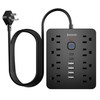Surge Protector Power Strip, 8 Outlets(1850W/15A/14AWG), 6 USB Charging Ports... gallery