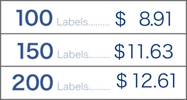 100-250 Labels • HELLO My Name Is • Name Tag ID Badge Stickers Peel & Stick Blue gallery