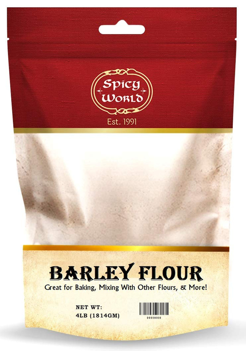 Barley Flour - 4 Lb (64Oz) Bag | All-Natural, Raw, USA Grown | Versatile Barley gallery