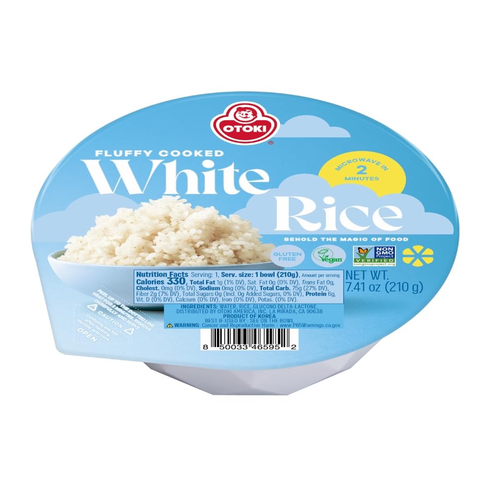 OTOKI Korean Cooked White Rice, Authentic Fluffy Rice, Ready in 2 Minutes, gallery