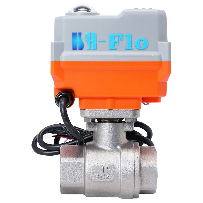 1 Sec. Quick Respon 4-20ma 24VAC/DC Proportional Integral Motorized Ball Valve gallery