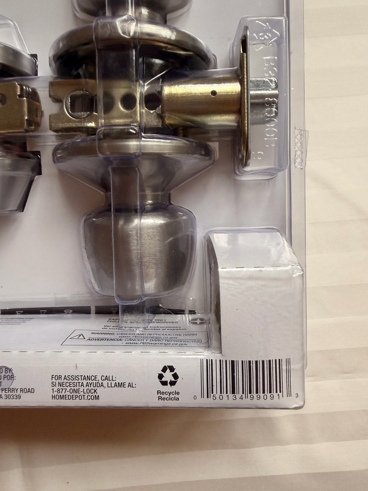 Defiant Brandywine Collection Stainless Steel Finish Door Knob & Deadbolt Combo gallery
