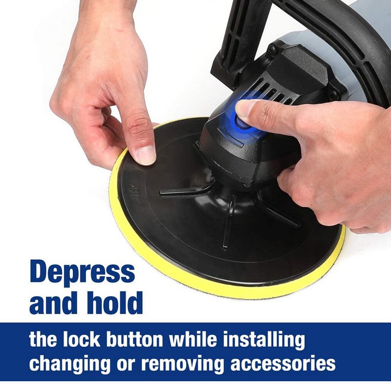 WORKPRO Buffer Polisher Buffer Waxer With Buffing&Polishing Pads for Car Sanding gallery